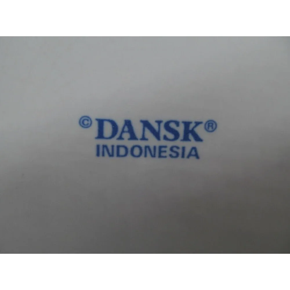 Dansk San Nicolo Blue Yellow Floral 9 1/4